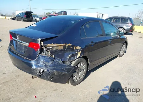 2010 Honda Civic Vp from USA, damaged, VIN 19XFA1F37AE053351